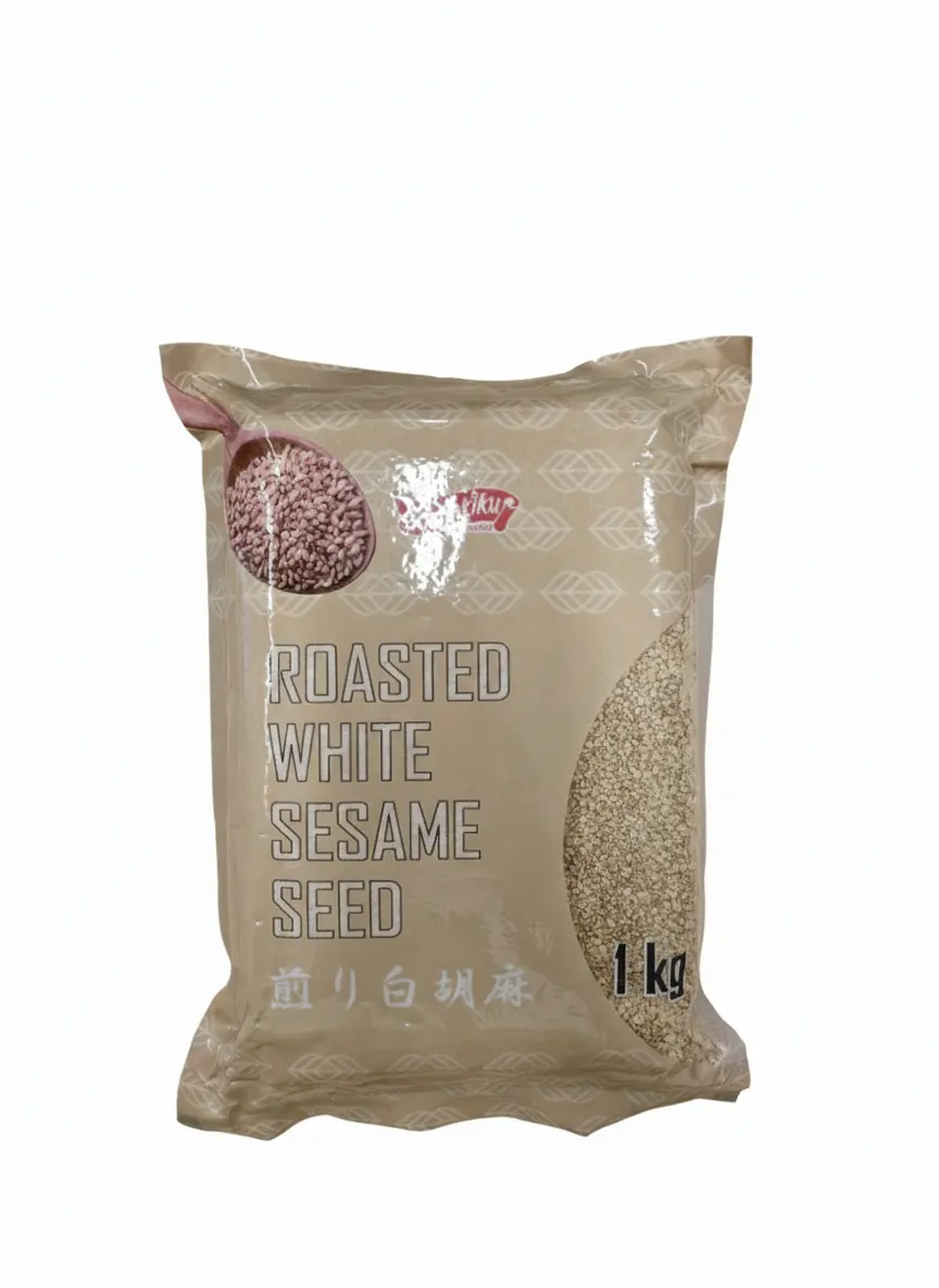 烘焙白芝麻(熟)1kg | Roasted white sesame 1kg 