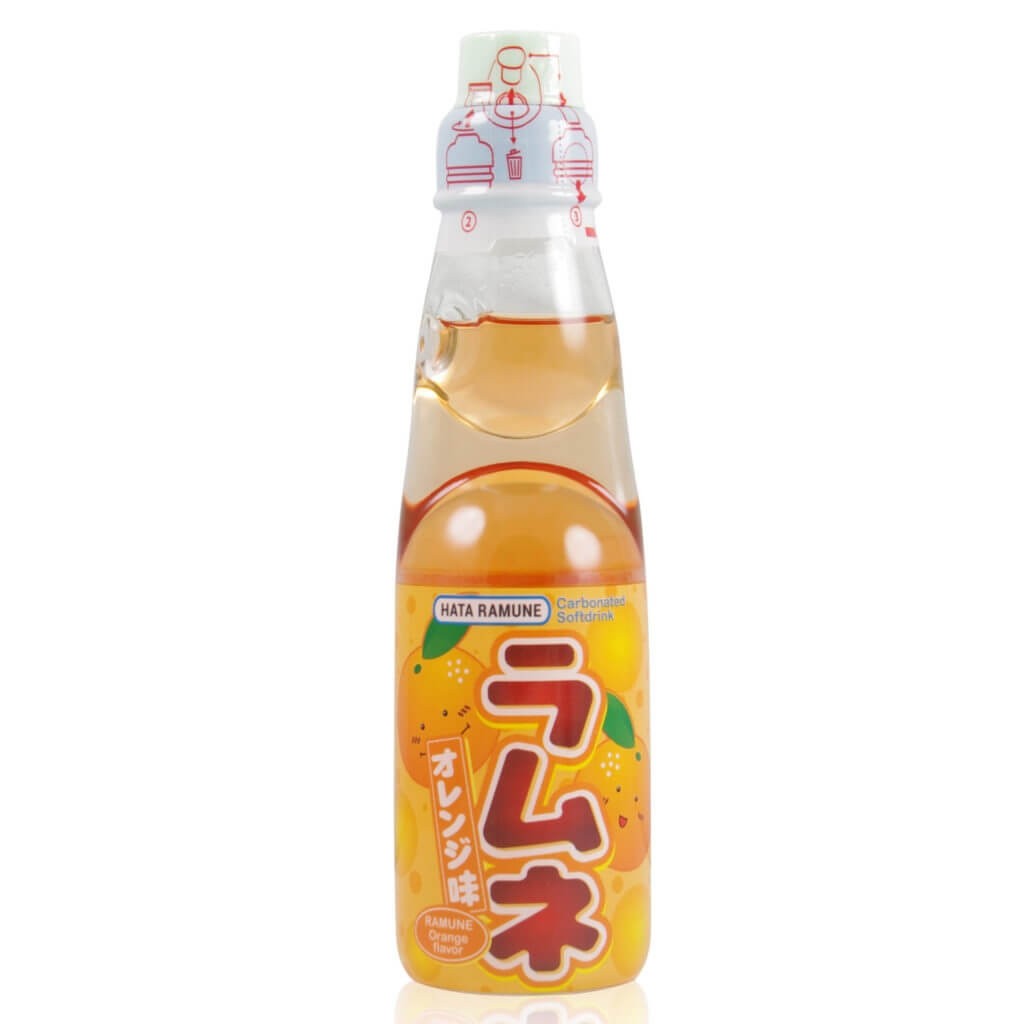 日本弹珠饮料(橙子味)200ml | Ramune Orange drinks 200ml