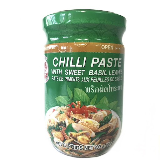 泰国香叶辣椒酱 200g | COCK Chilli Paste with Sweet Basil 200g