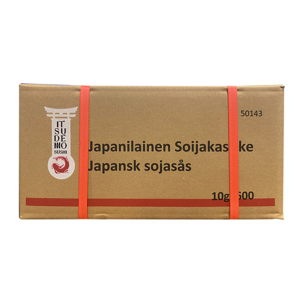 Itsudemo Sushi Bar 专用外卖酱油 10g*600包/箱 | Itsudemo Sushi Bar Takeaway Soy Sauce 10g*600 / Ctn