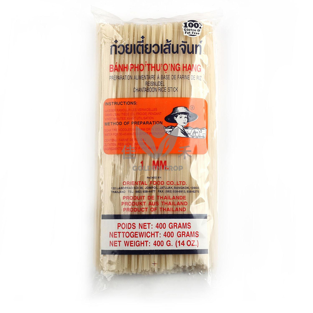 Farmer 河粉 (1mm) 400g | Farmer Rice Sticks (Straight) 1mm 400g
