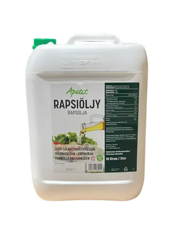 Apetit Rypsioil 10L | Apetit 菜籽油 (绿盖) 10L