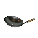LT 15" Deep Iron Wok with Single Handle | 15 寸 单柄深锅