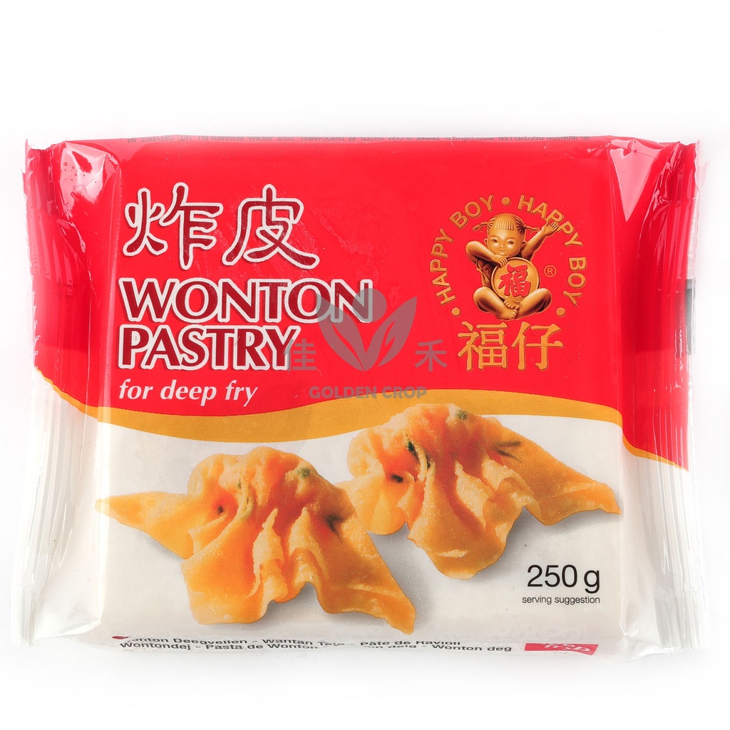 福仔 炸云吞皮 250g | HAPPY BOY WONTON PASTRY for deep fry 250g