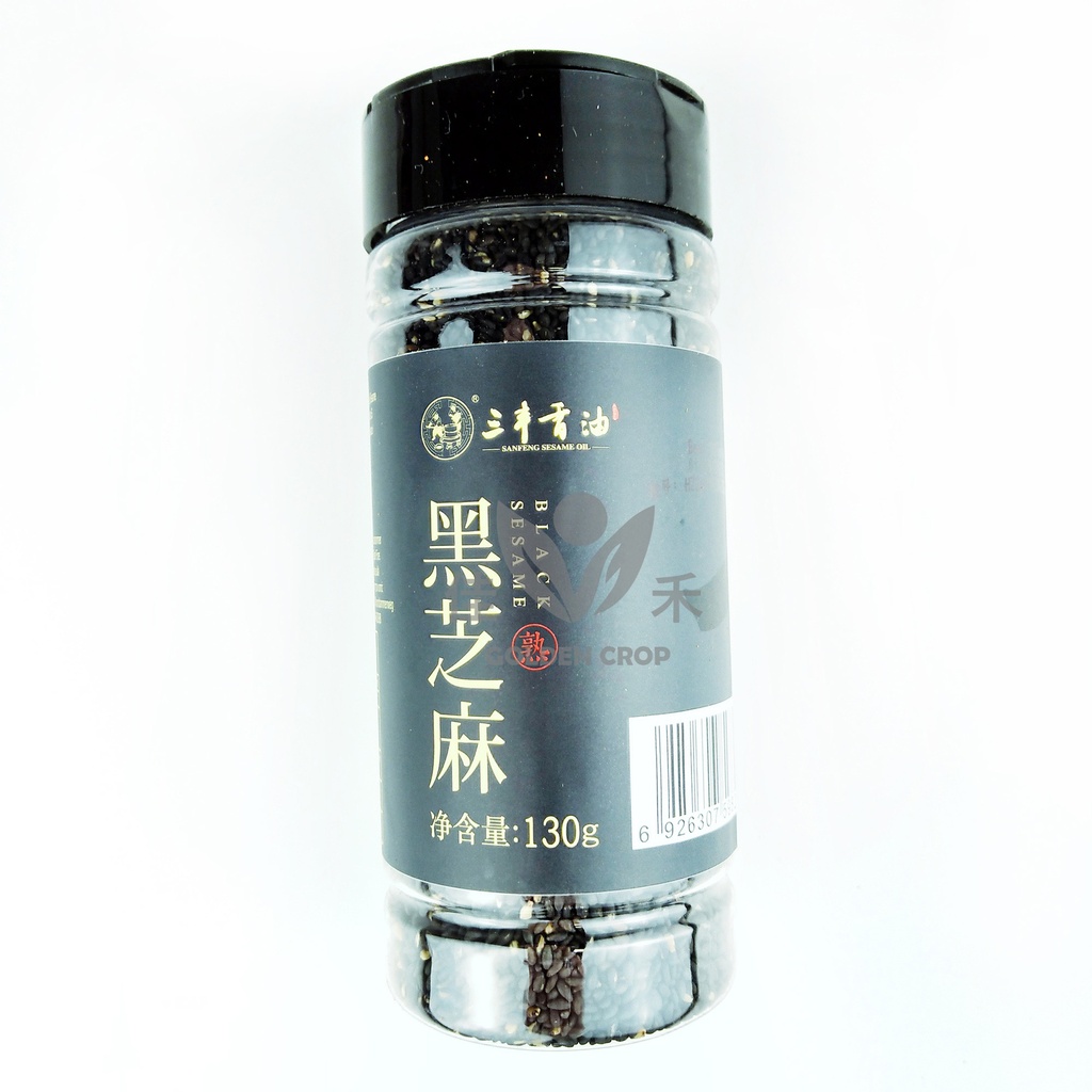 Roasted Black Sesame 130g | 三丰 烘焙黑芝麻 130g