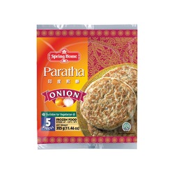 SPRING HOME 印度煎饼 洋葱味 (5pcs) 325g  |  SPRING HOME Roti Paratha Onion  (5pcs) 325g