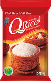 Q RICE 泰国特等 茉莉花香整米 红袋  20kg 
