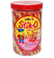 STIK-O Waffer Stick Strawberry Flavor 380g | STIK-O 威化卷 草莓味 380g