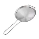 Strainer 9ich - 25cm with Ear For Oil (kpl) | 25cm (油捞/撇渣器) 特厚密集细网不锈钢柄笊篱 带耳/个 