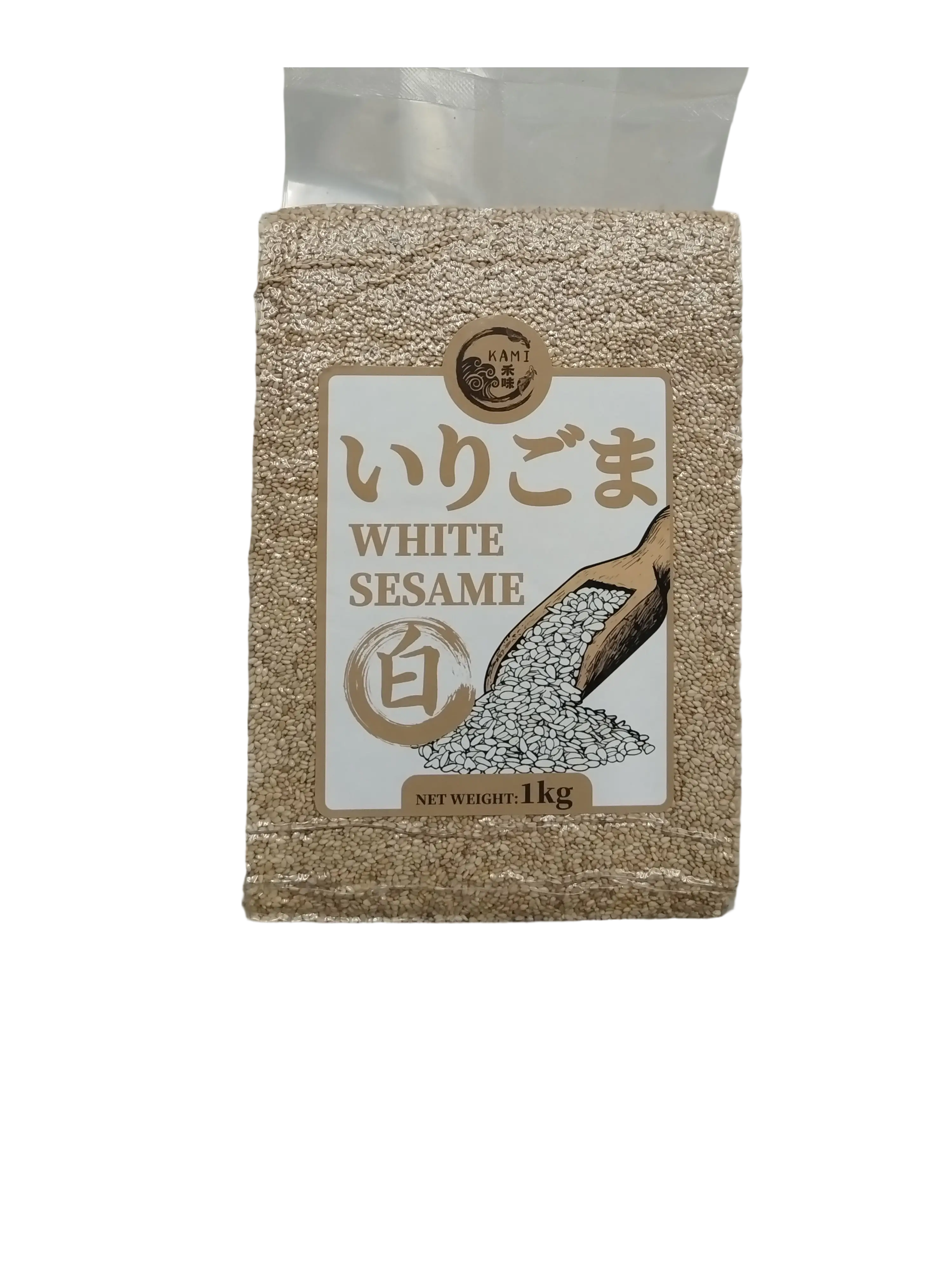 KMI Roasted White sesame 1kg | 禾味  烘焙熟白芝麻 1kg