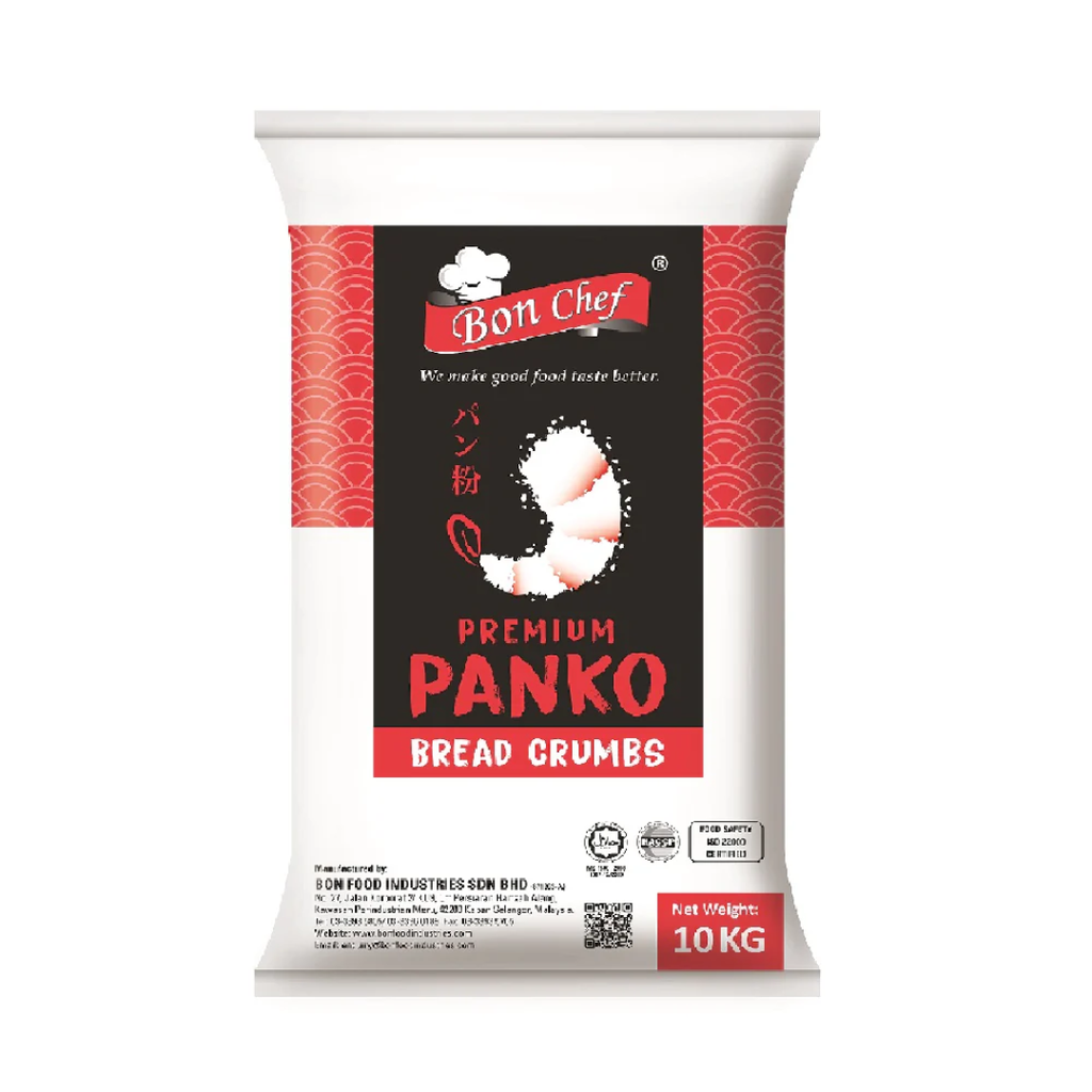 Bon Chef 面包糠 (白线) 10kg | Bon Chef Premium Panko Breadcrumbs (White String) 10kg