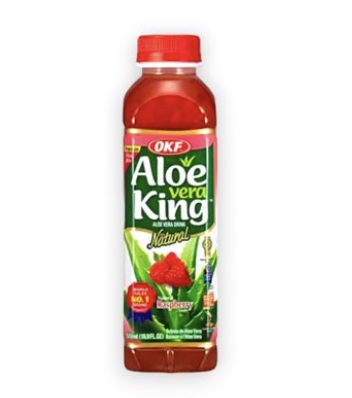 OKF 覆盆子饮料 500ml | OKF Aloe Vera Drink Raspberry Flavor 500ml