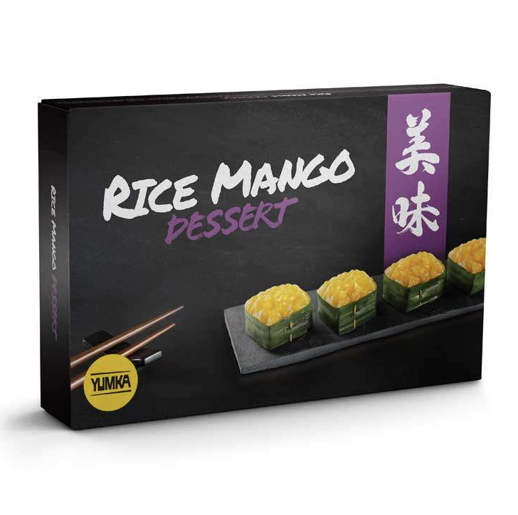 YUMKA Mango Pandan Sticky Rice 40pcs 1kg | YUMKA 芒果椰奶糯米饭 40pcs 1kg