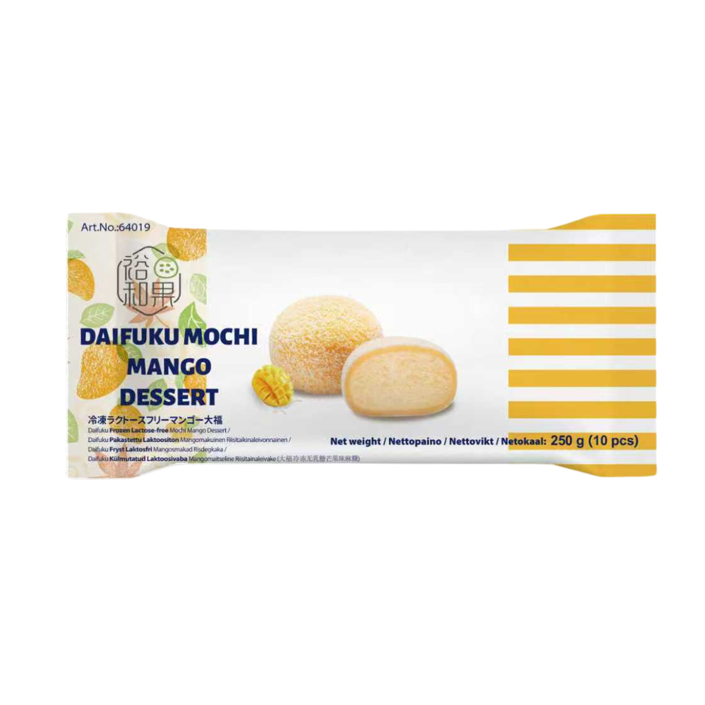 大福 无乳糖芒果味麻糬 | 250g Daifuku Lactose-free Mochi Mango 250g