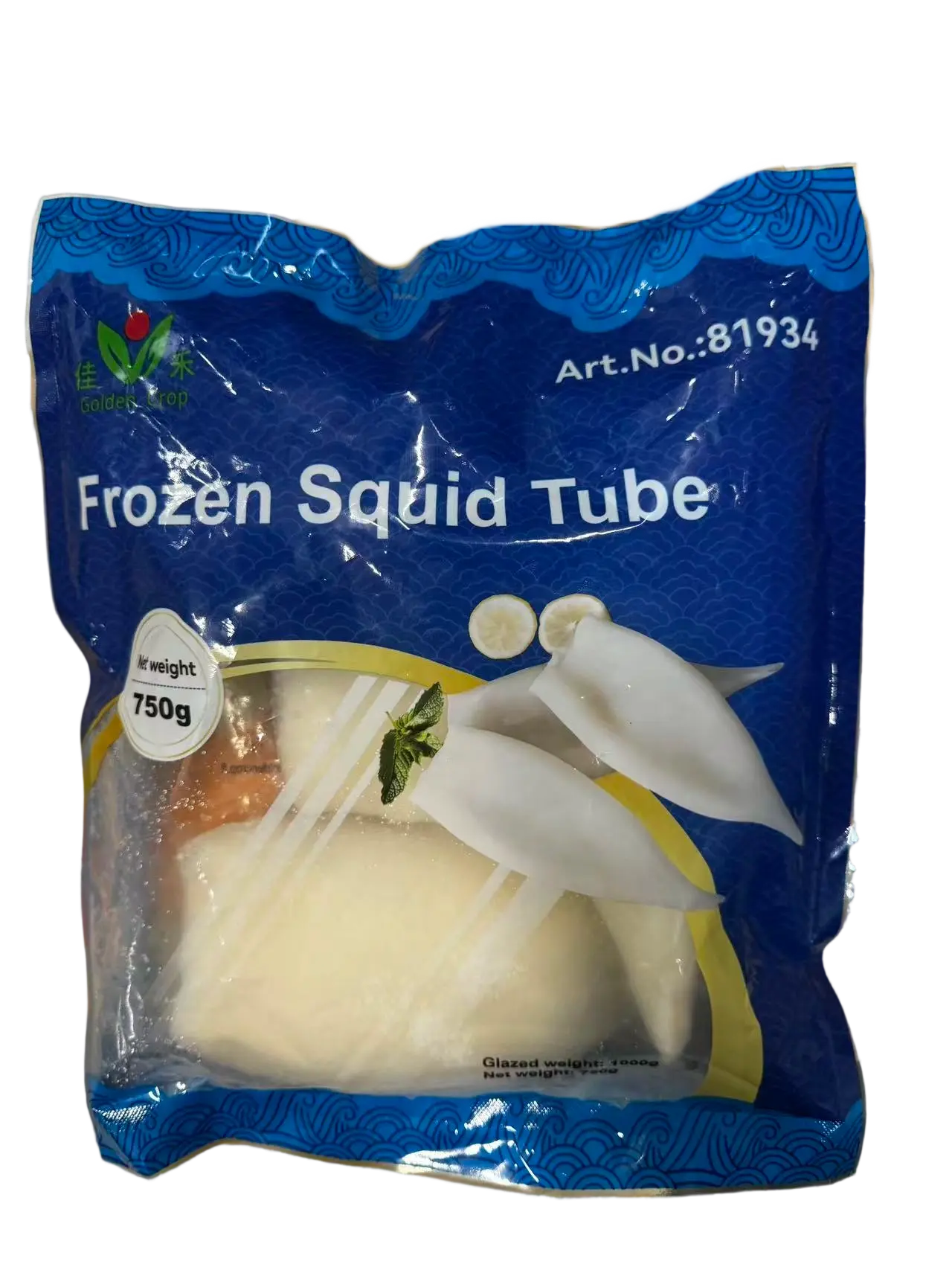 佳禾 冷冻鱿鱼筒 750g | GC Frozen Squid Tube (DOSIDICUS GIGAS) 750g