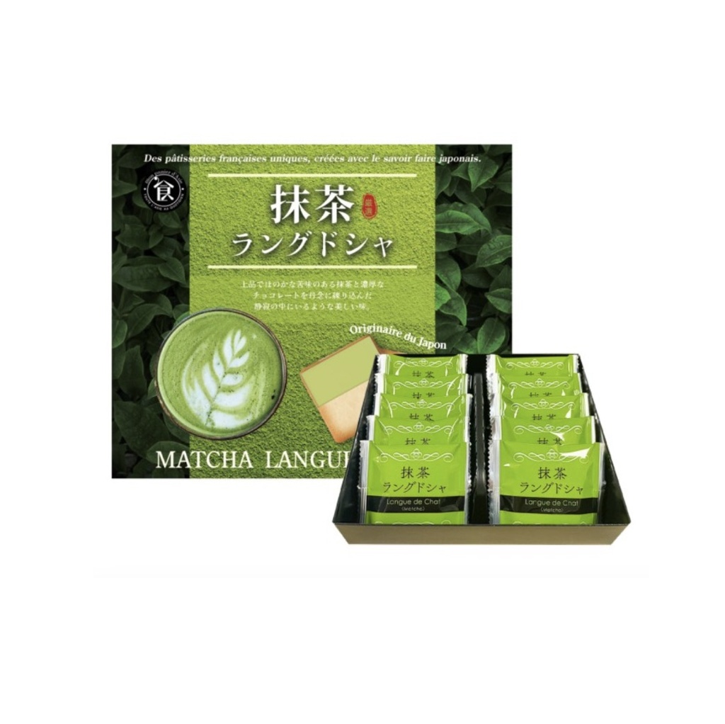 MPA Japanese Cat Tongue Cookies Matcha Flavor 90g | MPA 日式猫舌饼干 抹茶味 90g