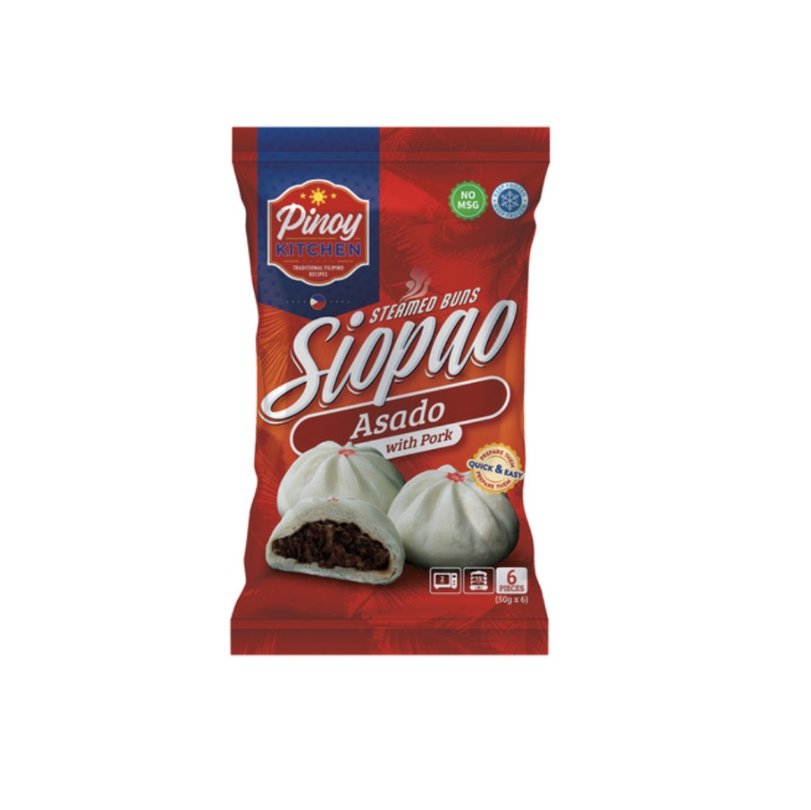 PINOY KITCHEN 菲律宾风味叉烧包  300g |  PINOY KITCHEN Steamed Buns Siopao Asado Pork 300g