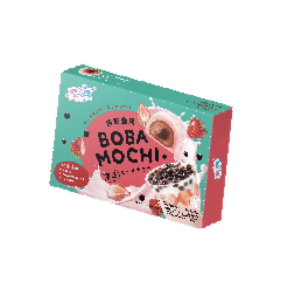 雪の恋 波霸麻薯大福 草莓味 180g | YUKI & LOVE Boba Mochi Strawberry Flavor 180g