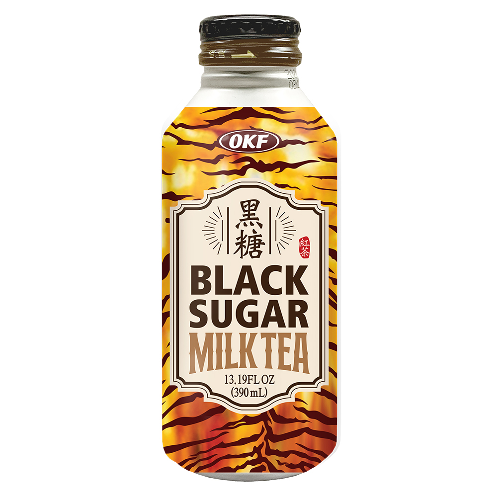 OKF Black Sugar Milk Tea Drink 390ml | OKF 黑糖奶茶饮品 390ml