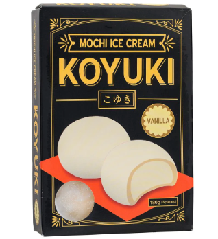 KOYUKI 麻薯冰淇淋 黑芝麻味 180g | KOYUKI Mochi Ice Dessert Black Sesame Flavor 180g