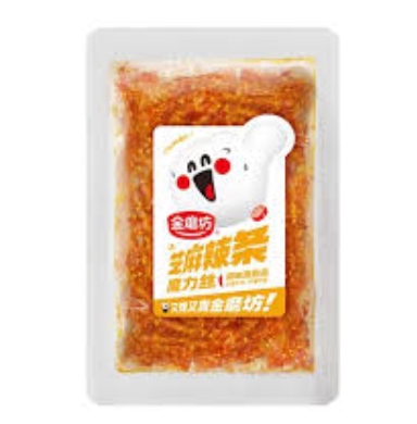 JMF Sesame Spicy Wheat Gluten Snack 90g | 金磨坊 芝麻辣条真心棒 90g
