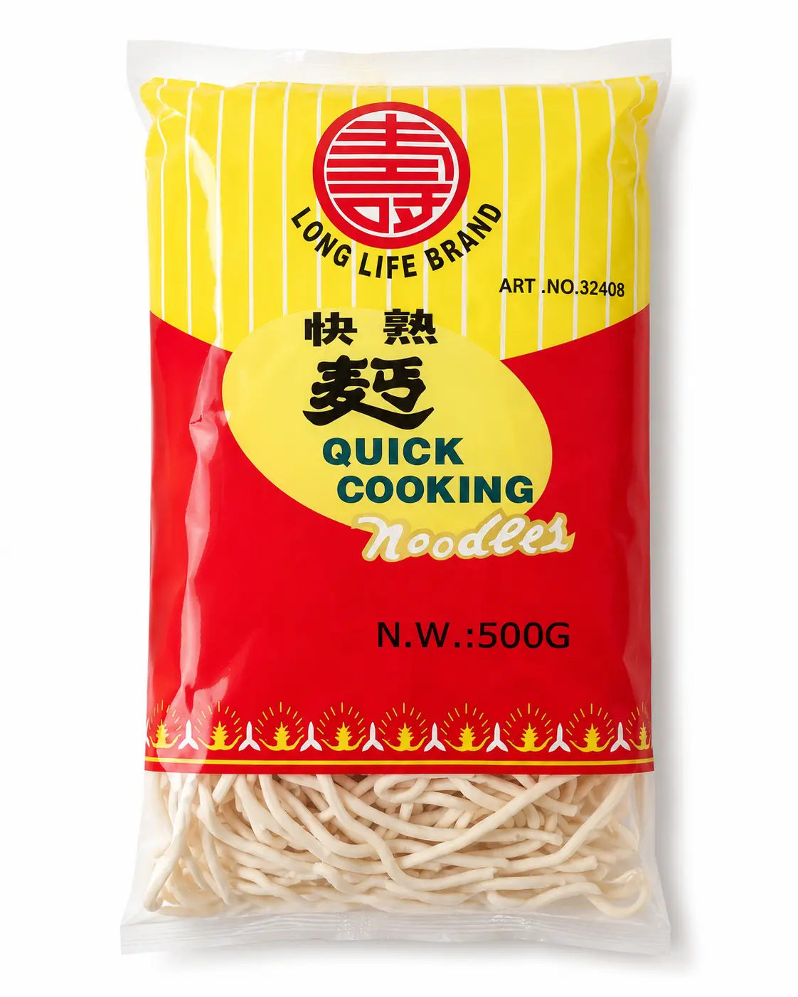 Cambodia Quick Cooking Noodle 500g*30 [CTN]  | 柬埔寨 寿牌 快熟面 500g*30 [箱] 