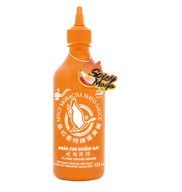 飞鹅牌 是拉差极辣蛋黄酱 455ml | FLYING GOOSE Sriracha Chilli Sauce Spicy Mayo 455ml 
