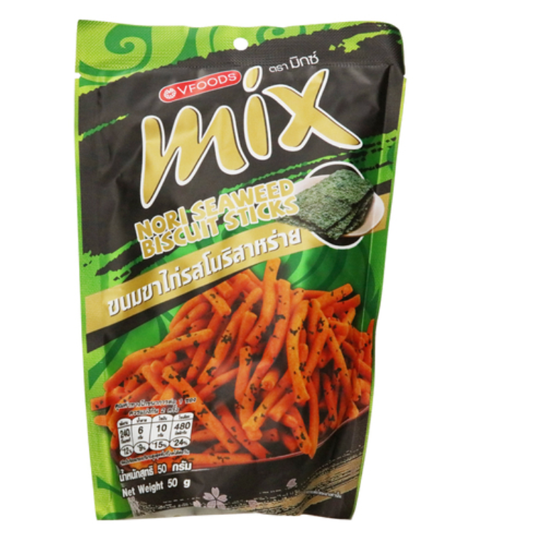 VFOODS MIX Biscuit Sticks Nori Flavor 50g | VFOODS MIX 饼干棒 海苔味 50g