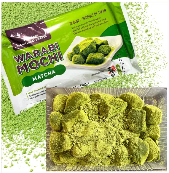 Yano Foods 日式蕨饼 抹茶味 300g | Yano Foods Frozen Warabimochi Kinako Matcha Flavor 300g
