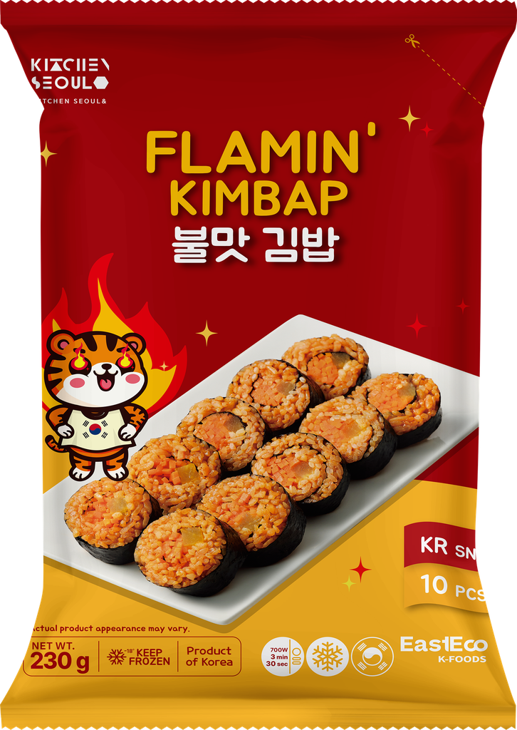 RENGI STREETFOOD Korean Kimbap Bibim Gochujang Flavor 230g | RENGI STREETFOOD 韩式紫菜包饭 韩式辣酱味 230g 