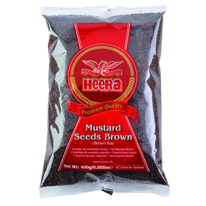 HEERA Ruskeat Sinapinsiemenet 100g | HEERA 棕芥末籽 100g