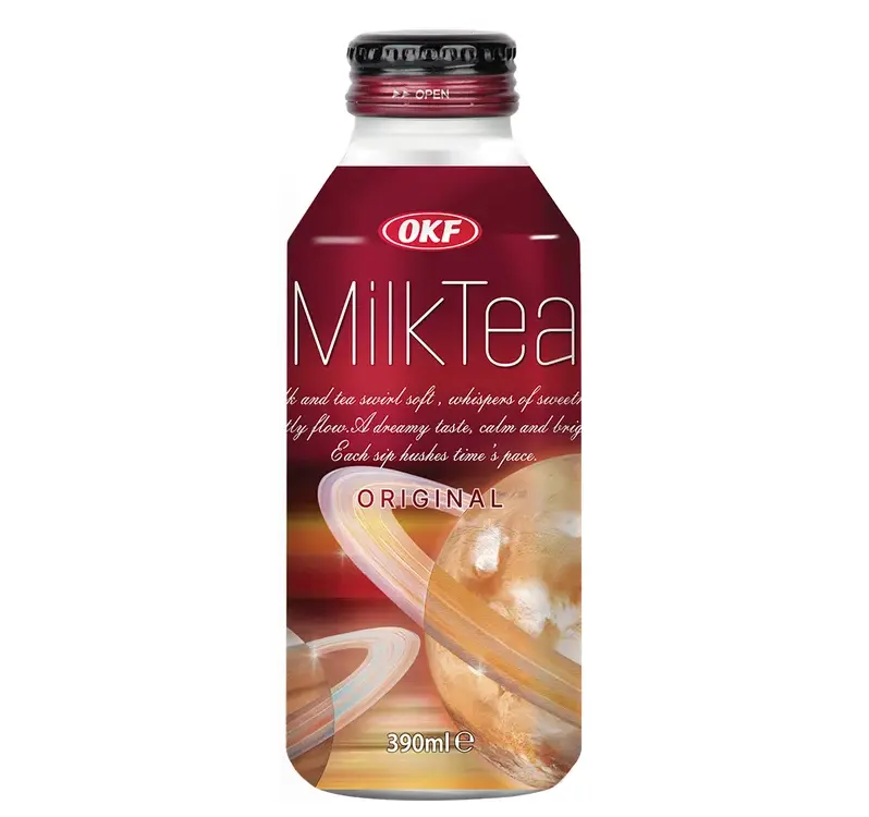 OKF Milk Tea Drink Original Flavor 390ml | OKF 奶茶饮品 原味 390ml