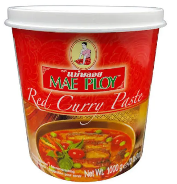 Mae Ploy 红咖喱酱 1kg | Mae Ploy Red Curry Paste 1kg