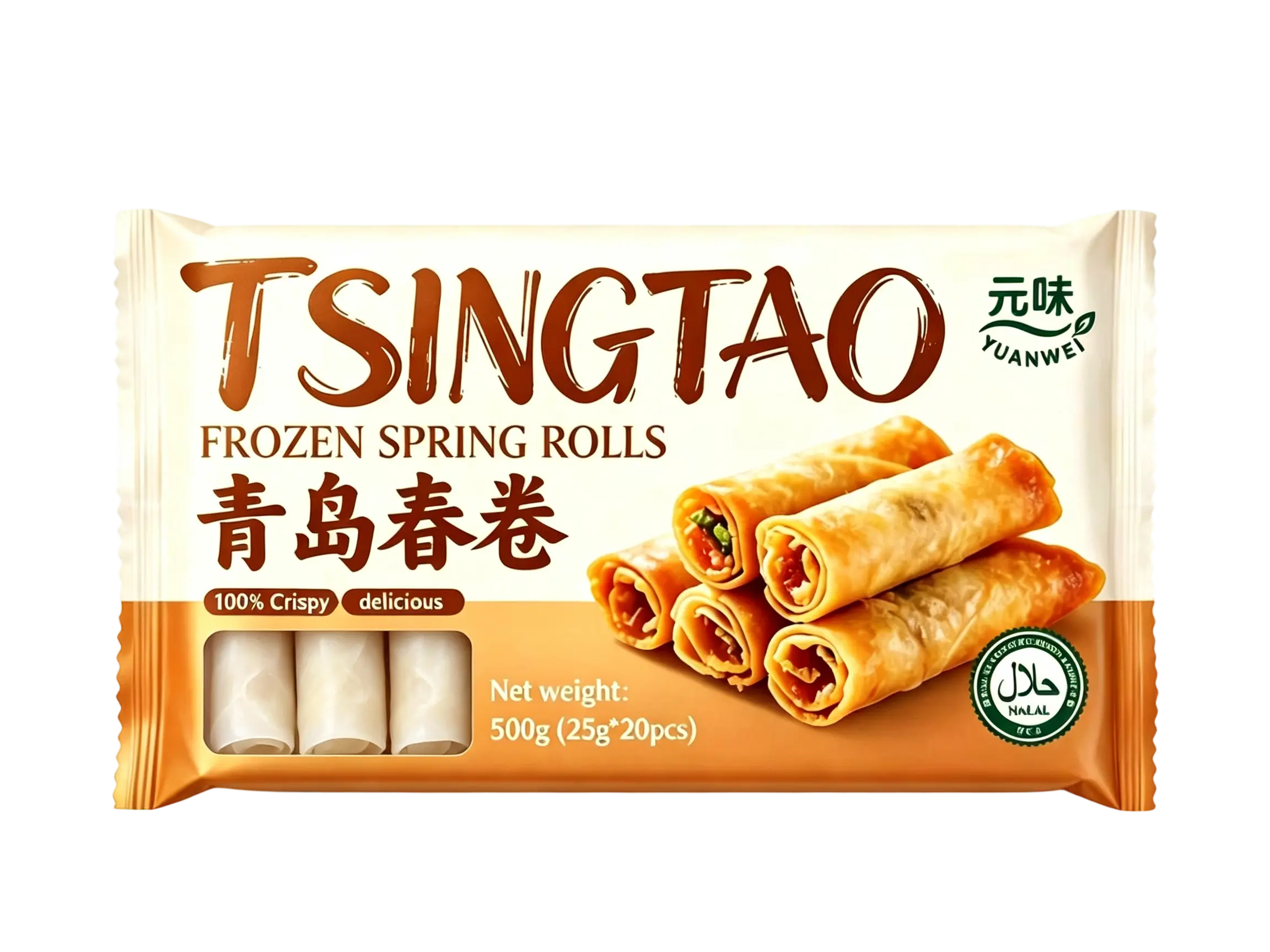 Spring Roll Round BIG 25ｇ*20*20bags / CTN | 青岛 大春卷 10kg(圆) / 箱 