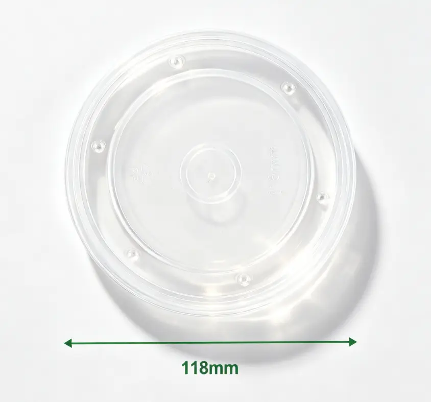 1000 ml ruskea paperinen keittokulho, PP-kansi (116 mm) | 1000ml 牛皮纸汤桶 PP 盖（ 116mm）