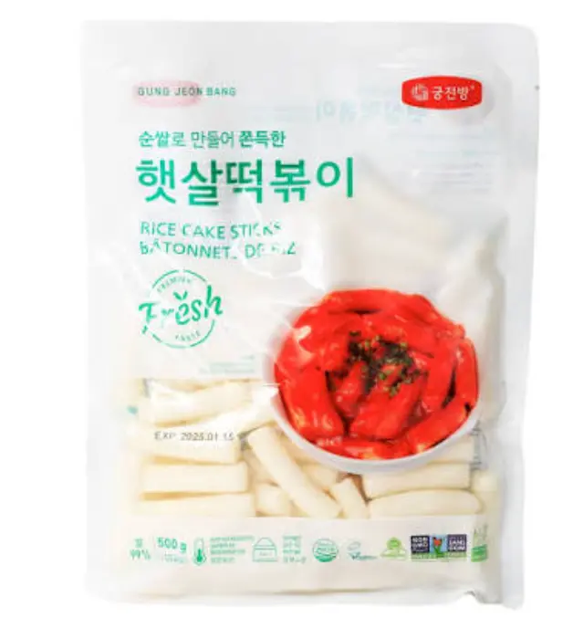 GUNG JEON BANG Riisikakkutangot 500 g | Gung Jeon Bang 韩国年糕条 500g