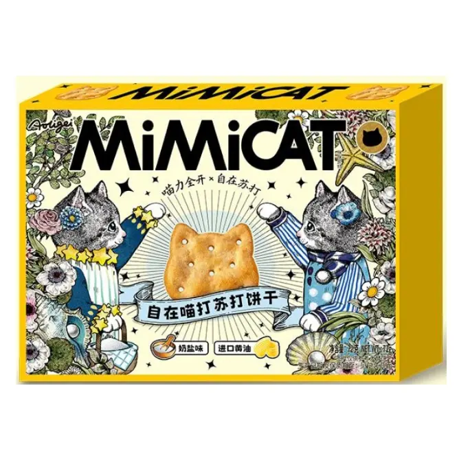 Mimicat Chill Kitty Soda Cracker Milk Salt Flavor 72g | Mimicat 自在喵打 苏打饼干 奶盐味 72g