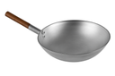 White/Black Steel wok 15 inch---38/40CM | 15寸 木柄黑钢/白钢炒锅