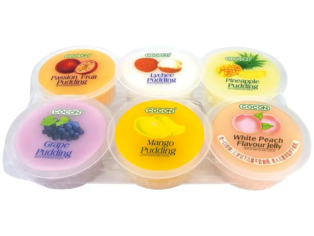 COCON Pudding Nata de Coco Assorted 480g  | COCON牌 什锦椰果果冻 480g