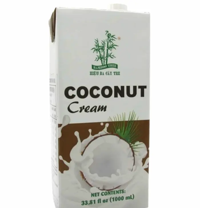 Bamboo Tree Coconut Cream 20-22% Fat 1000ml | Bamboo Tree 椰浆 20–22%脂肪 1000ml
