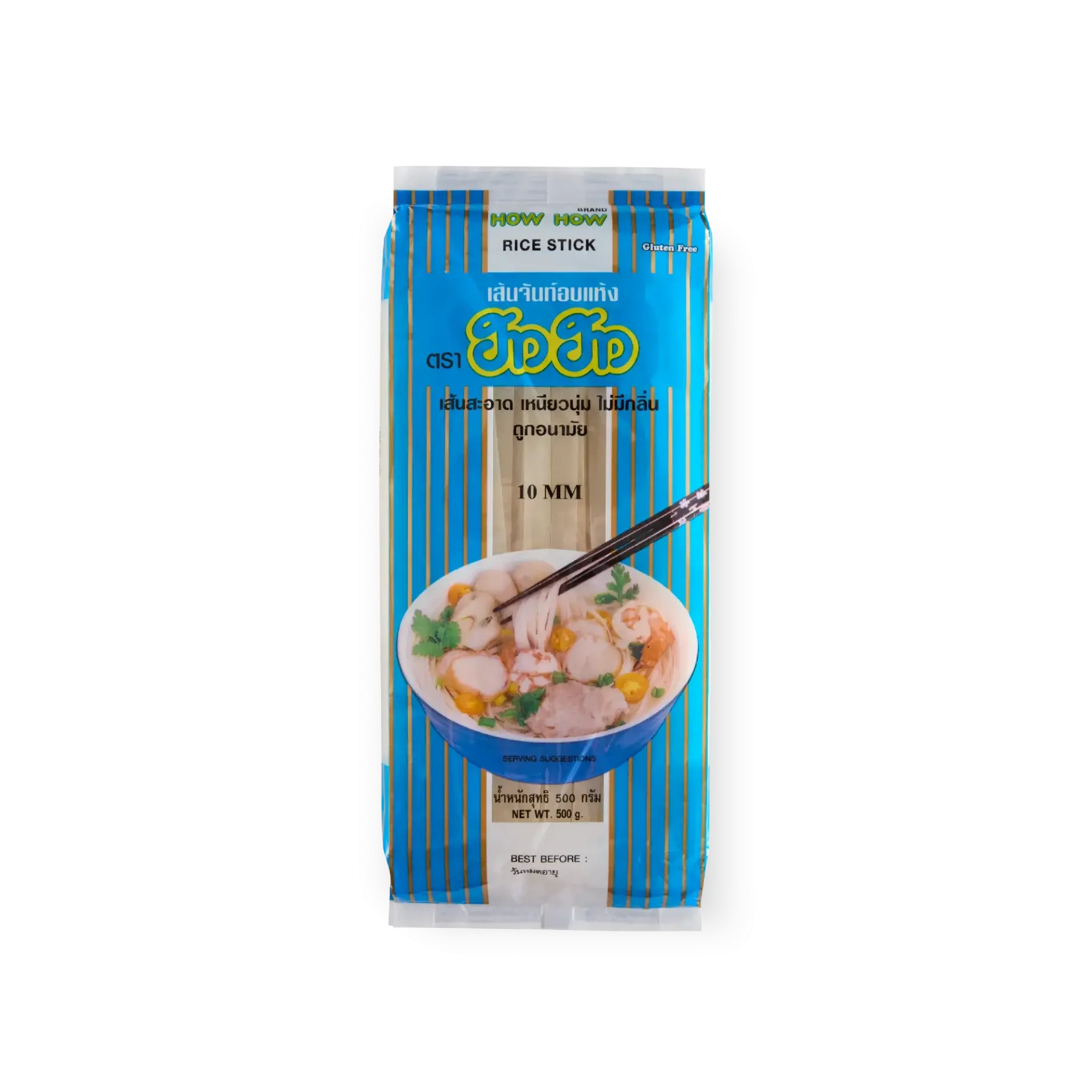 How How Rice Sticks (Straight) 10mm 500g | How How 米粉 (10mm) 500g