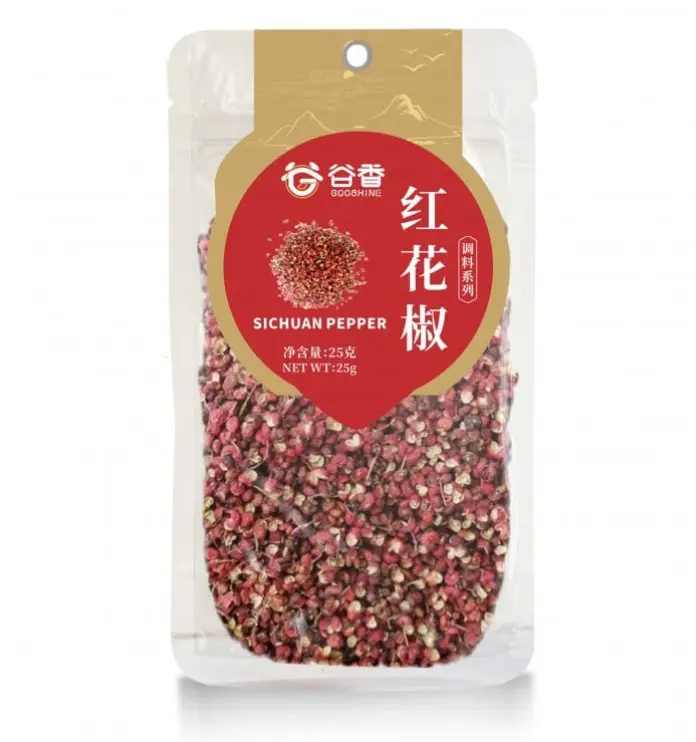 Guxiang Dried Red Sichuan Pepper 25g | 谷香 红花椒 25g 